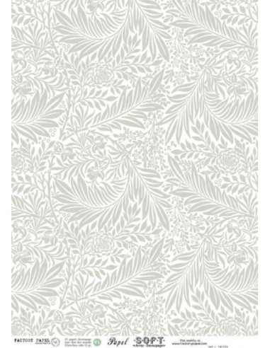 Papel de Arroz Soft 30x41cm. Decoupage PA3021