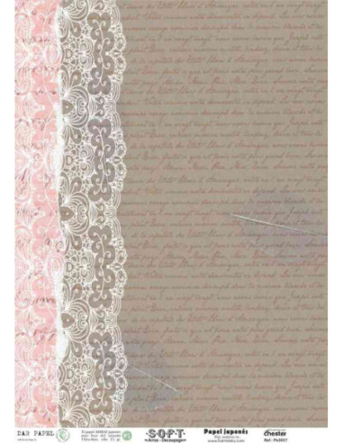 Papel de Arroz Soft 30x41cm. Decoupage PA3027
