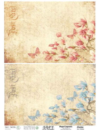 Papel de Arroz Soft 30x41cm. Decoupage PA5002