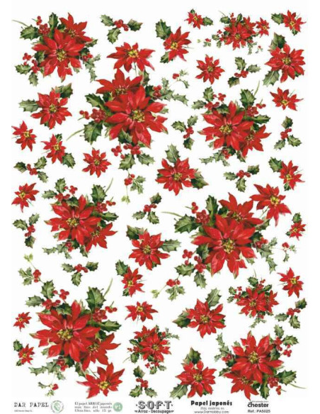 Papel de Arroz Soft 30x41cm. Decoupage PA5025