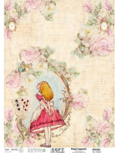 Papel de Arroz Soft 30x41cm. Decoupage PA5029