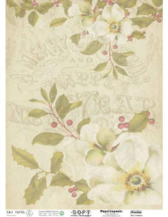 Papel de Arroz Soft 30x41cm. Decoupage PA5034