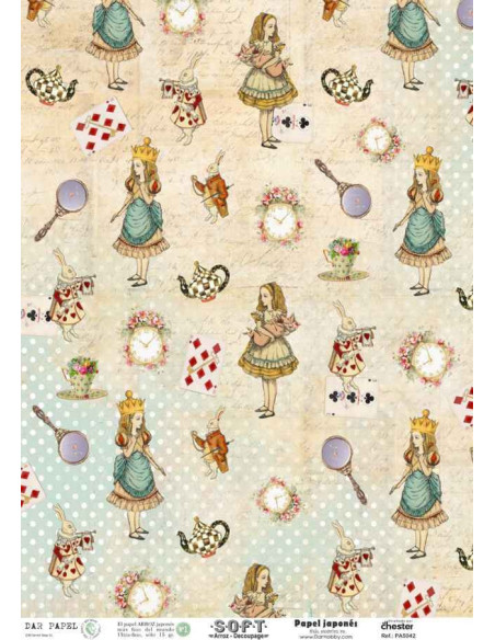 Papel de Arroz Soft 30x41cm. Decoupage PA5042