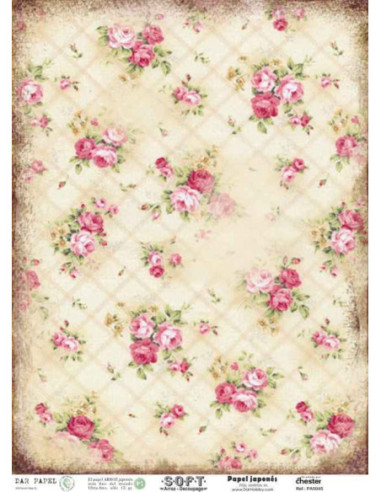 Papel de Arroz Soft 30x41cm. Decoupage PA5045