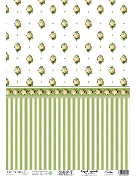Papel de Arroz Soft 30x41cm. Decoupage PA5100