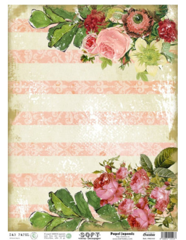 Papel de Arroz Soft 30x41cm. Decoupage PA5101
