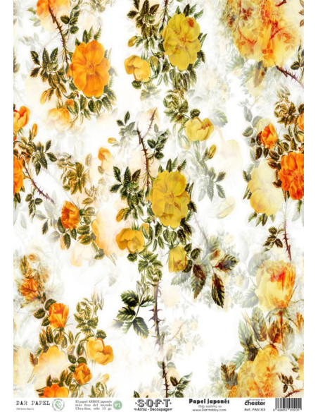 Papel de Arroz Soft 30x41cm. Decoupage PA5103