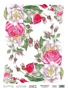 Papel de Arroz Soft 30x41cm. Decoupage PA5135