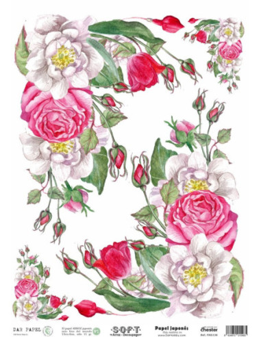 Papel de Arroz Soft 30x41cm. Decoupage PA5135