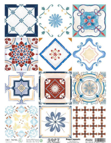 Papel de Arroz Soft 30x41cm. Decoupage PA5145