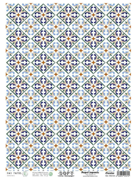 Papel de Arroz Soft 30x41cm. Decoupage PA5148