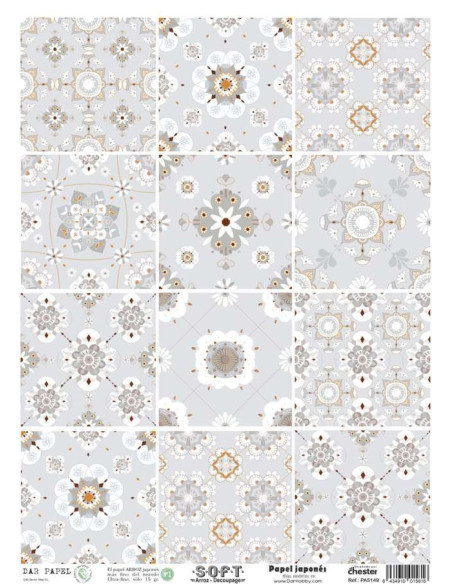 Papel de Arroz Soft 30x41cm. Decoupage PA5149