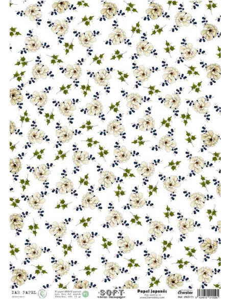 Papel de Arroz Soft 30x41cm. Decoupage PA5171