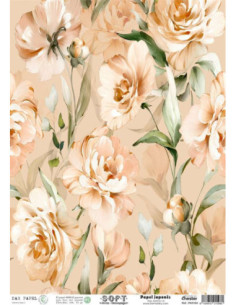 Papel de Arroz Soft 30x41cm. Decoupage PA5184