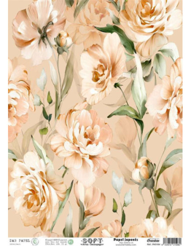 Papel de Arroz Soft 30x41cm. Decoupage PA5184