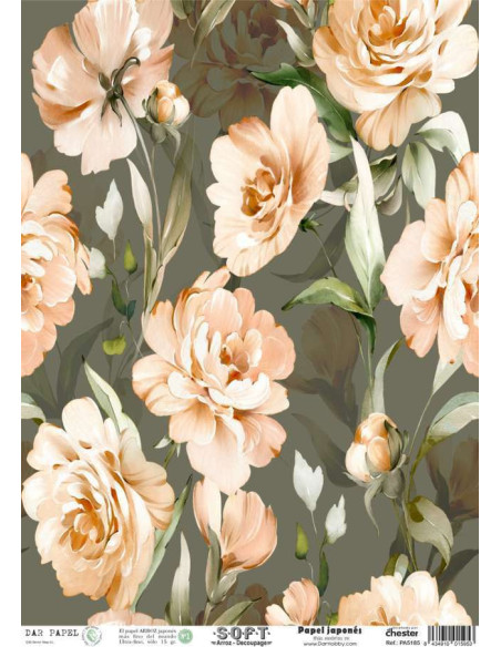 Papel de Arroz Soft 30x41cm. Decoupage PA5185