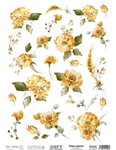 Papel de Arroz Soft 30x41cm. Decoupage PA5187