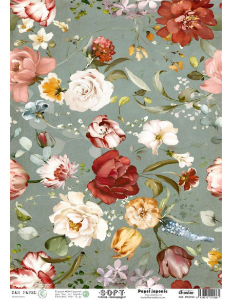 Papel de Arroz Soft 30x41cm. Decoupage PA5194