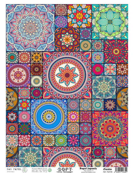 Papel de Arroz Soft 30x41cm. Decoupage PA5196
