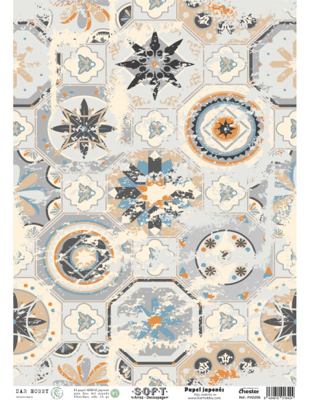 Papel de Arroz Soft 30x41cm. Decoupage PA5206