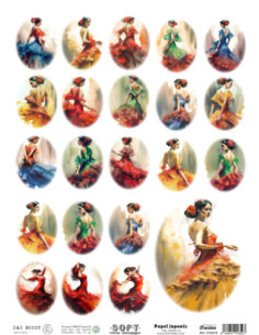 Papel de Arroz Soft 30x41cm. Decoupage PA5216