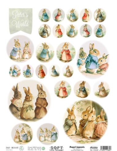 Papel de Arroz Soft 30x41cm. Decoupage PA5229