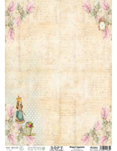 Papel de Arroz Soft 30x41cm. Decoupage PA5242