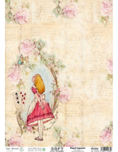 Papel de Arroz Soft 30x41cm. Decoupage PA5243