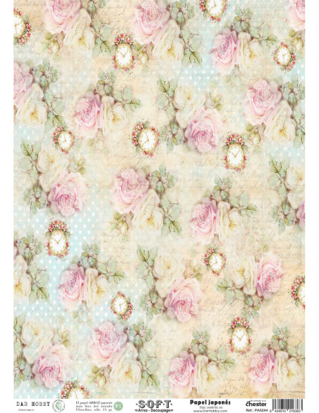 Papel de Arroz Soft 30x41cm. Decoupage PA5244