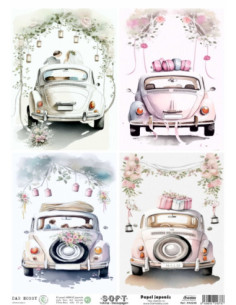 Papel de Arroz Soft 30x41cm. Decoupage PA5249