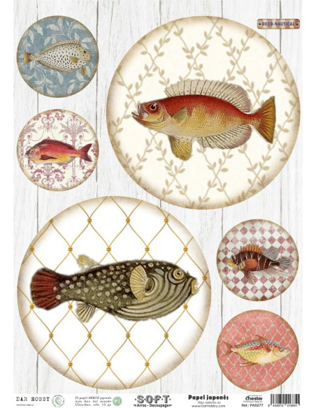 Papel de Arroz Soft 30x41cm. Decoupage PA5277