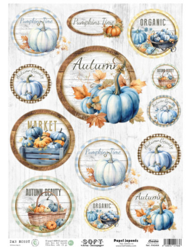 Papel de Arroz Soft 30x41cm. Decoupage PA5404