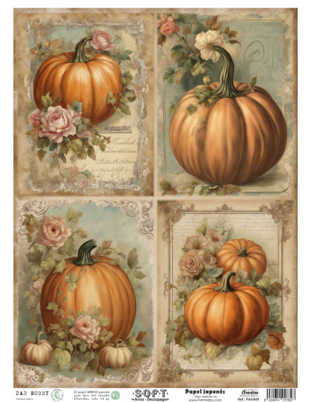 Papel de Arroz Soft 30x41cm. Decoupage PA5409