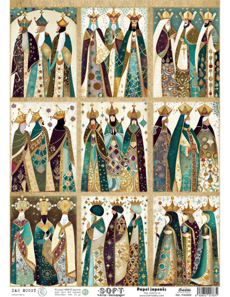 Papel de Arroz Soft 30x41cm. Decoupage PA5500