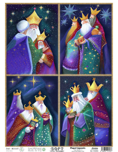 Papel de Arroz Soft 30x41cm. Decoupage PA5504