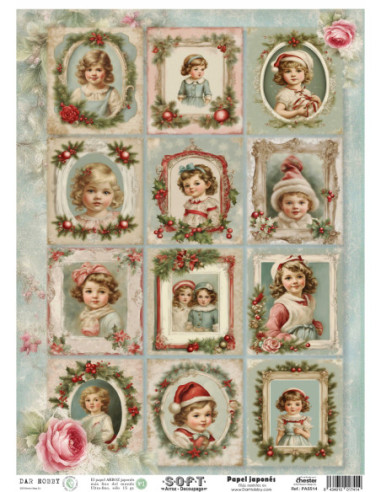 Papel de Arroz Soft 30x41cm. Decoupage PA5514