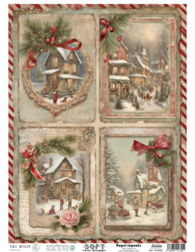 Papel de Arroz Soft 30x41cm. Decoupage PA5520