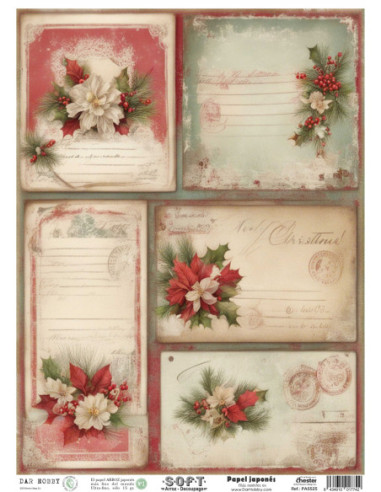 Papel de Arroz Soft 30x41cm. Decoupage PA5525