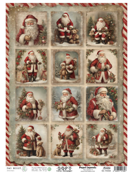 Papel de Arroz Soft 30x41cm. Decoupage PA5526