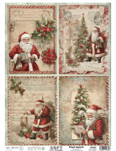 Papel de Arroz Soft 30x41cm. Decoupage PA5527