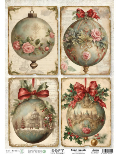 Papel de Arroz Soft 30x41cm. Decoupage PA5531