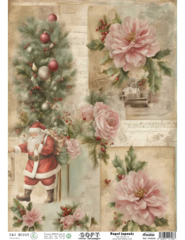 Papel de Arroz Soft 30x41cm. Decoupage PA5532