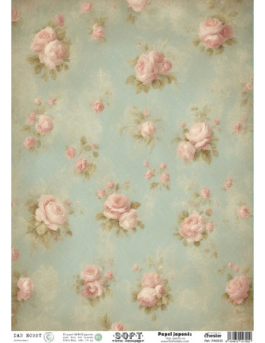 Papel de Arroz Soft 30x41cm. Decoupage PA5535