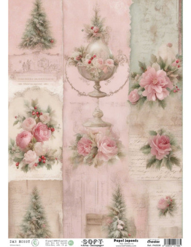 Papel de Arroz Soft 30x41cm. Decoupage PA5539