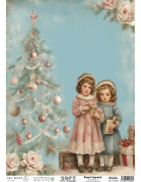 Papel de Arroz Soft 30x41cm. Decoupage PA5554