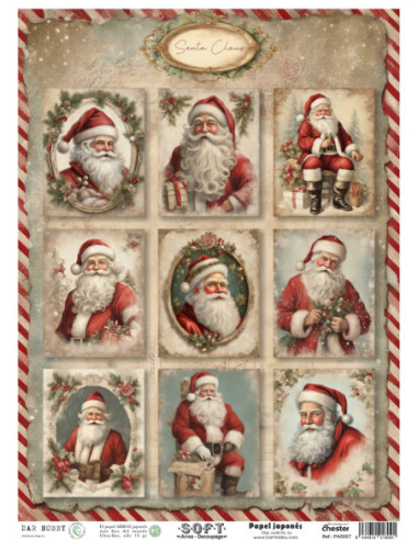Papel de Arroz Soft 30x41cm. Decoupage PA5557