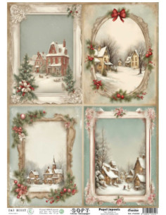 Papel de Arroz Soft 30x41cm. Decoupage PA5558