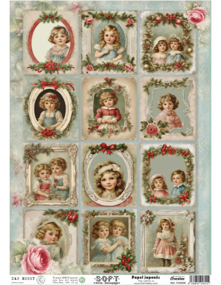 Papel de Arroz Soft 30x41cm. Decoupage PA5559