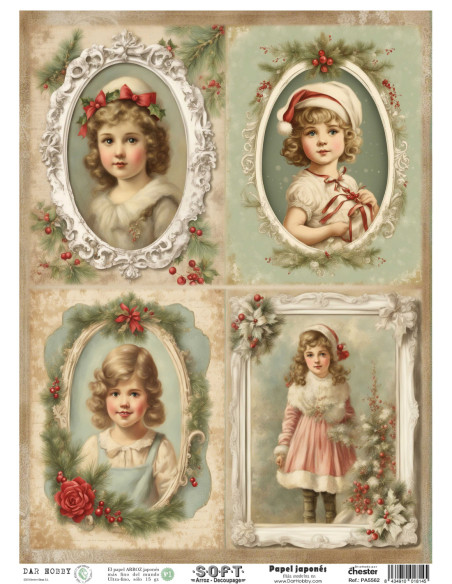 Papel de Arroz Soft 30x41cm. Decoupage PA5562