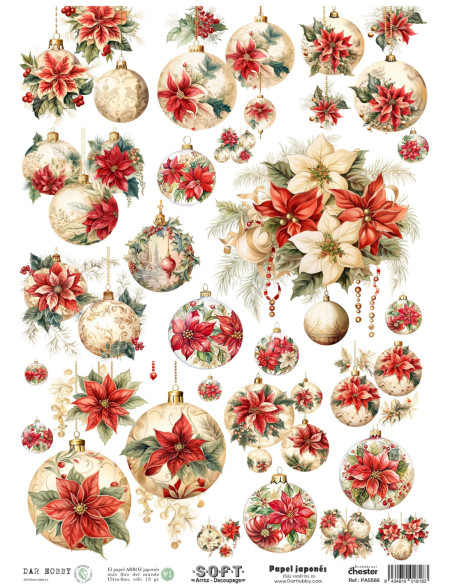 Papel de Arroz Soft 30x41cm. Decoupage PA5566